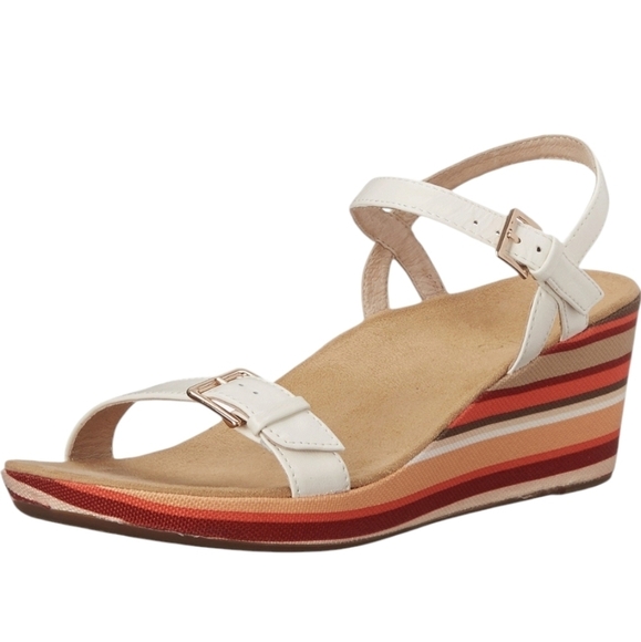 Vionic Women Enisa Wedge Sandals Slingback shoes sz 6 - Picture 1 of 11